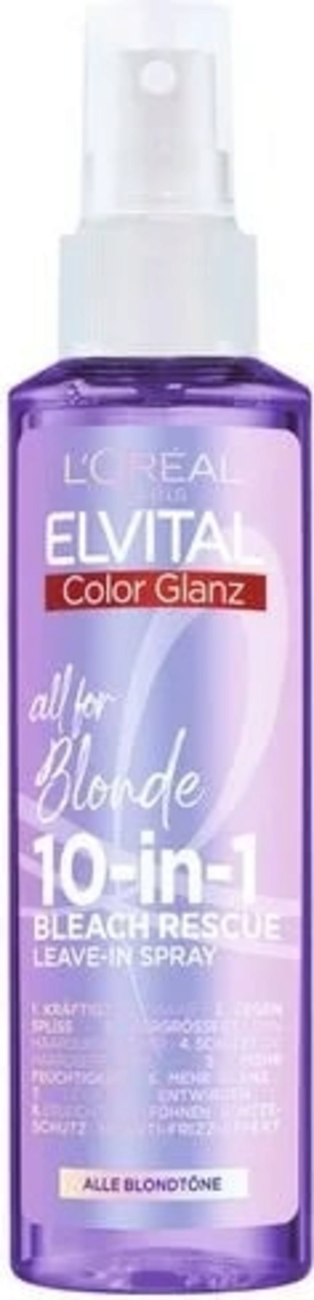 L Or Al Paris Elvive Color Vive All For Blonde Leave In Spray Ml