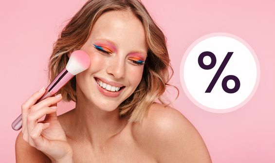 Up to -30% on make-up
