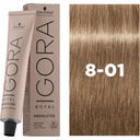 Schwarzkopf Professional IGORA ROYAL Absolutes - Coloração - 8-01 Louro claro cendré natural