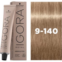 Schwarzkopf Professional IGORA ROYAL Absolut hårfärg - 9-140 Extra Ljusblond Cendré Beige Naturell