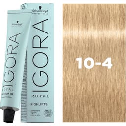 Schwarzkopf Professional IGORA ROYAL Highlifts Colour Cream - 10-4