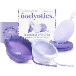 Comfydisc menstruációs korong, kihúzó zsinórral - Lila