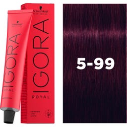 Schwarzkopf Professional IGORA ROYAL Coloração Capilar - 5-99 Castanho Claro Violeta Extra