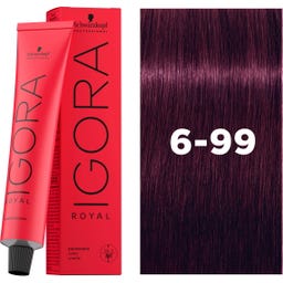 Schwarzkopf Professional IGORA ROYAL Hårfärg - 6-99 Mörkblond Violett Extra
