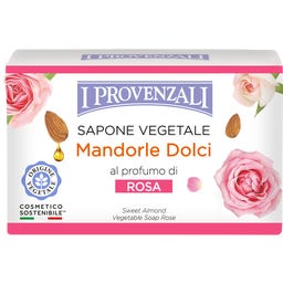 I PROVENZALI Sabonete Vegetal de Amêndoas Doces - Rosa