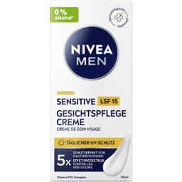 NIVEA MEN Sensitive - Crema Viso SPF 15 - 75 ml