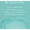 Lily Aquamarine Crystal Organic Energy Perfume - 100 ml