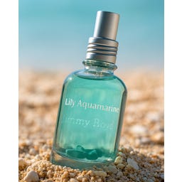 Lily Aquamarine Crystal Organic Energy Perfume - 100 ml