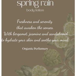 Jimmy Boyd Spring Rain Biorganic Body Lotion - 200 ml