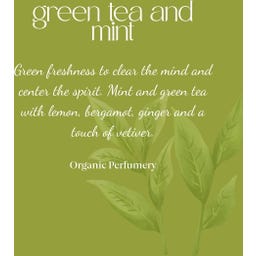 Jimmy Boyd Fragranza fresca biologica al tè e menta