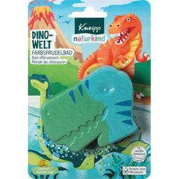 naturkind bain coloré à bulles monde des dinosaures - 1 pcs