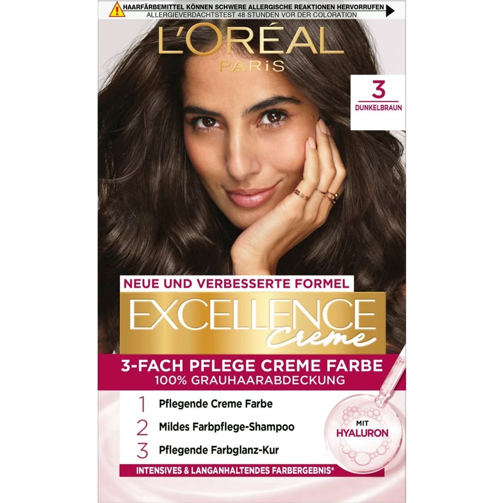 L'ORÉAL PARIS Excellence Crème 3 Donkerbruin - oh feliz Nederland