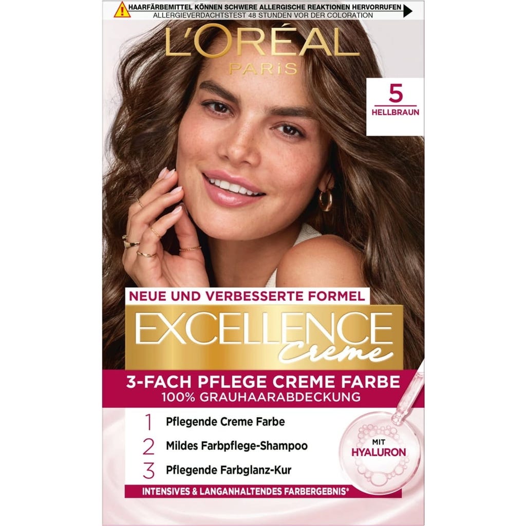 L'OREAL PARIS EXCELLENCE ★５NB × ９★新品未開封 L'ORÉAL PARIS Excellence Crème 5 Lichtbruin - oh feliz Nederland