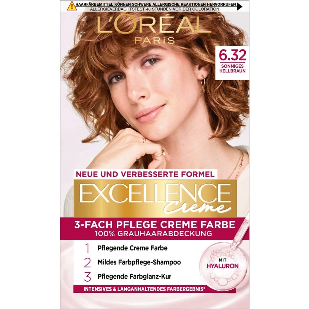 L'ORÉAL PARIS EXCELLENCE Crème 6.32 Sunny Light Brown - oh feliz