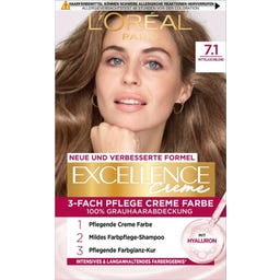 EXCELLENCE Crème - Colorazione Permanente, 7.1 Biondo Cenere - 1 pz.