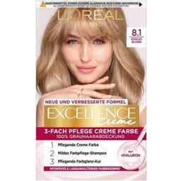 EXCELLENCE Crème - Colorazione Permanente, 8.1 Biondo Chiaro Cenere - 1 pz.