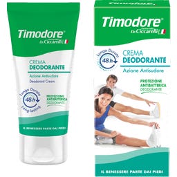Timodore Crema Deodorante 48h per Piedi - 50 ml