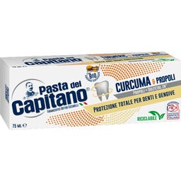 Pasta del Capitano Zahnpasta mit Kurkuma & Propolis - 75 ml
