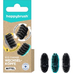 happybrush Eco Change Replacement Heads - 1 Pkg