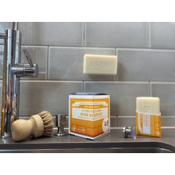 Dr. Bronner's Zeep en Zeephouder Set - 1 Stuk