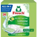 Pastilhas All-in-1 para Máquina de Lavar Loiça Limão, 30 Unidades