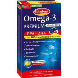 Schaebens Omega-3 Premium - 70 Kapseln