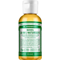 Dr. Bronner's Prírodné mandľové mydlo 18v1 - 60 ml
