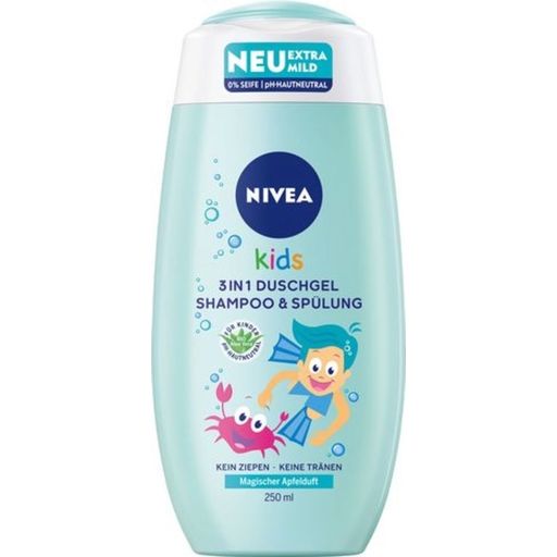 Kids 3in1 Duschgel, Shampoo & Spülung  Apfelduft - 250 ml