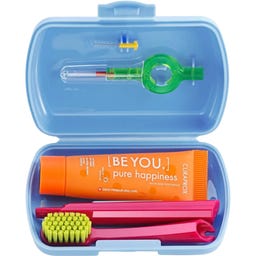 Curaprox Travel Set Zahnbürste & Zahnpasta Be You - Blau