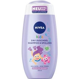 Kids 3-in-1 Shower Gel, Shampoo & conditioner - Berry Scent - 250 ml