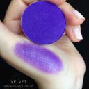 Single Eyeshadow Shades of color from pink to red to purple - Velvet