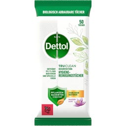 Desinfektion Hygiene-Reinigungstücher Wasserlilie - 50 Stück