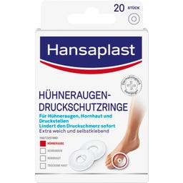 Hühneraugen-Druckschutzringe Fixierpflaster - 20 Stk