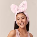 Bunny Ears Headband - 2in1 Hair Protecting Headband & Hair Tie - 