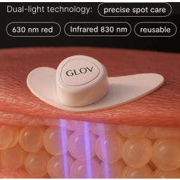 LunaEye LED Therapy Patches for Bright & Rejuvenated Eyes mit Lade-Etui - 1 Stk