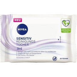 NIVEA Sensitive Reinigingsdoekjes, 25 stuks