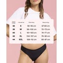 The Female Company Perioden Bikini Swim Slip Schwarz - S