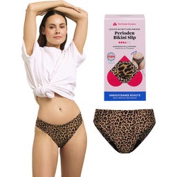 The Female Company Period Care Bikini Swimming Briefs - Leo - S