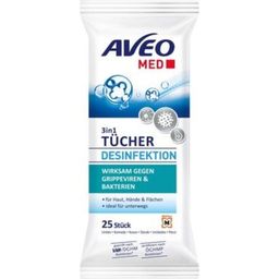 AVEO MED Disinfectant Wipes - 25 Pcs