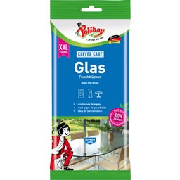 Poliboy Glas Feuchttücher XXL - 24 Stk