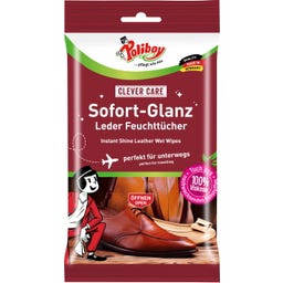 Poliboy Sofort-Glanz Leder Feuchttücher - 10 Stk
