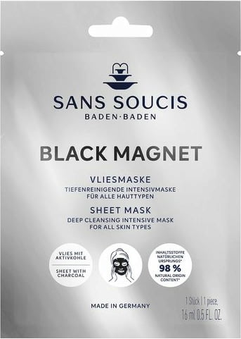 SANS SOUCIS Black Magnet Sheet Masker