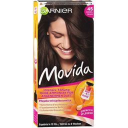 Movida Soin-Crème Colorant sans Ammoniaque - 45 Châtain Foncé - 1 pcs