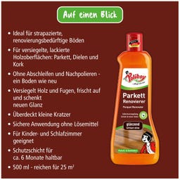 Poliboy Parkett Renovierer glänzend - 500 ml