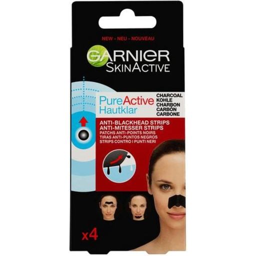 SkinActive Skin Clear Charcoal Anti-Blackhead Nose Strips - 4 st.