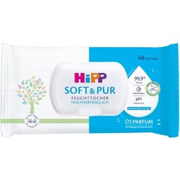 HIPP Soft & Pur Wet Wipes - 144 Pcs