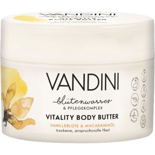 VITALITY Body Butter Vanillebloesem & Macadamia-olie - 200 ml