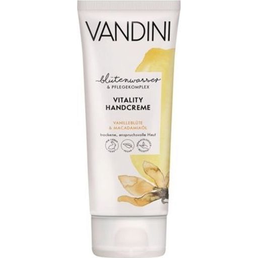 VITALITY - Crema de Manos con Flores de Vainilla y Aceite de Macadamia - 75 ml
