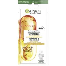 SkinActive Ampullen Tuchmaske Anti-Müdigkeit mit Vitamin C & Ananas-Extrakt - 1 Stk