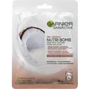 SkinActive Nutri Bomb Masque Visage Eau de Coco et Acide Hyaluronique - 1 pcs